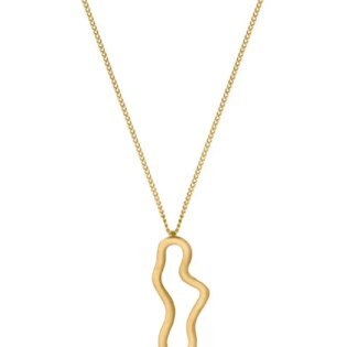Meandres Golden Necklace